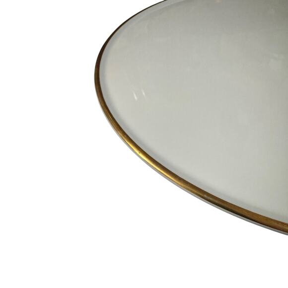 Vintage 1970 Hutschenreuther Noblesse Chop Plate – Porcelain with Gold Trim - Picture 2 of 3